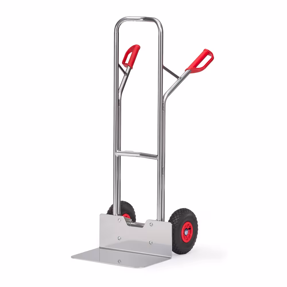 Alu-Stapelkarre A1326L Bereifung Luft von der Marke Fetra Alu-Stapelkarre 1300 mm aus Aluminiumrohr mit Aluminiumschaufel Typ Bereifung: Luft aus der Kategorie Karren mit der Artikelnr. A1326L