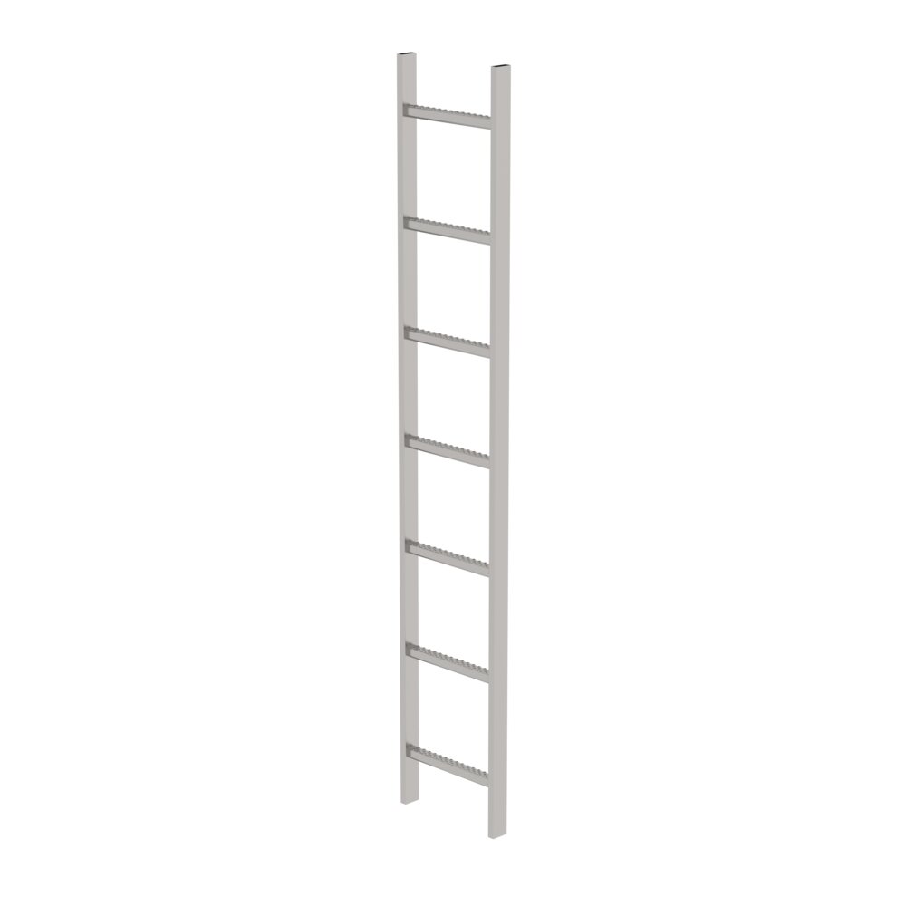 Munk schachtladder, roestvrij staal V4A, 300 mm vrije breedte, 7 sporten, van Günzburger Steigtechnik Munk schachttrap, roestvrij staal V4A, 300 mm vrije doorgang, uit de categorie schachttechnologie, artikelnummer 062007