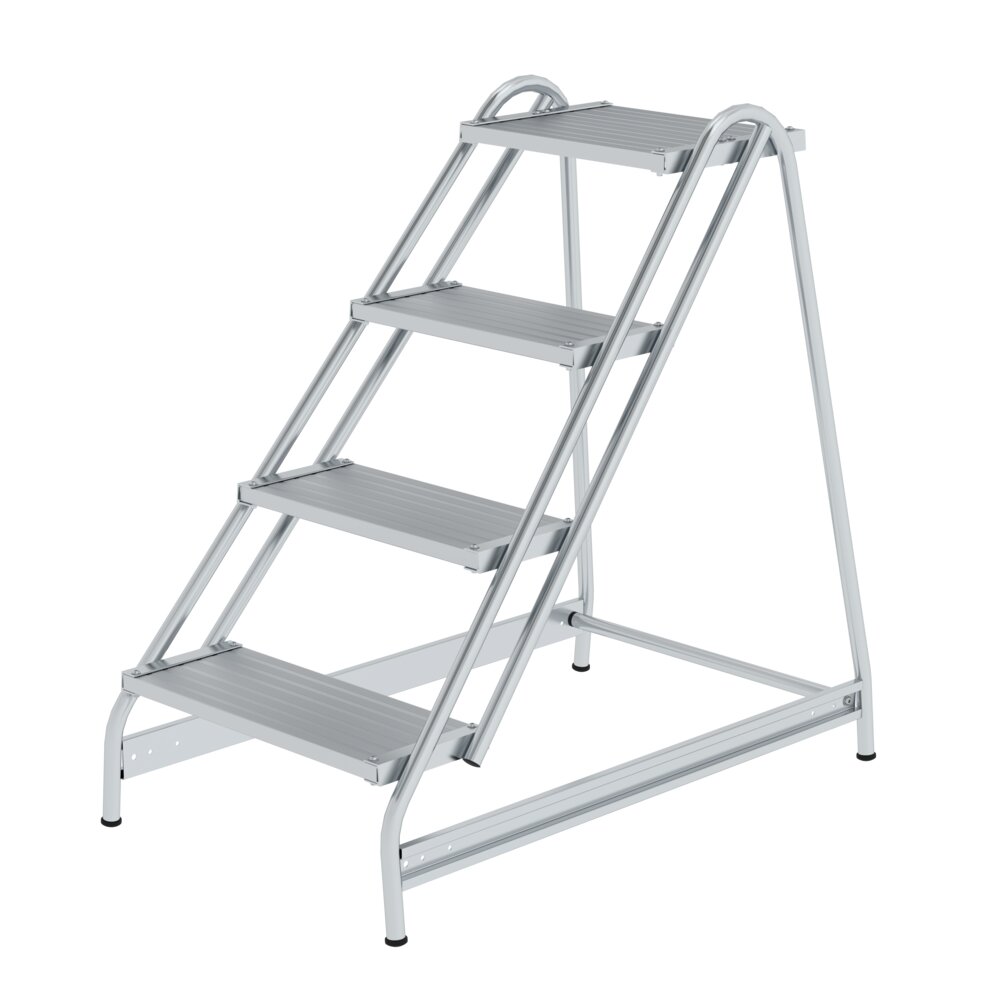 Munk Arbeitspodest einseitig begehbar Aluminium geriffelt aus der Kategorie Podesttreppen mit der Artikelnr. 050052