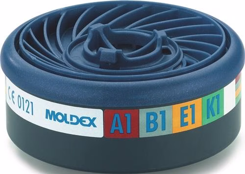 Gasfilter 940001 EN 14387:2021 A1B1E1K1 für 4000 370 738,4000 370 739 von der Marke Moldex Gasfilter 940001 EN 14387:2021 A1B1E1K1 für 4000 370 738,4000 370 739 aus der Kategorie Atemschutzmasken und Filter mit der Teilenummer 4000370753