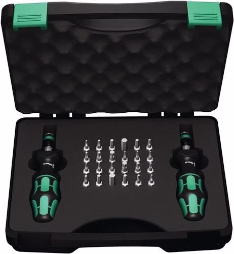 Drehmomentschraubendrehersatz 7440/41 26-teilig 0,3-3 Nm einstellbar WERA aus der Kategorie Drehmomentschraubendreher mit der Artikelnr. 4000828020