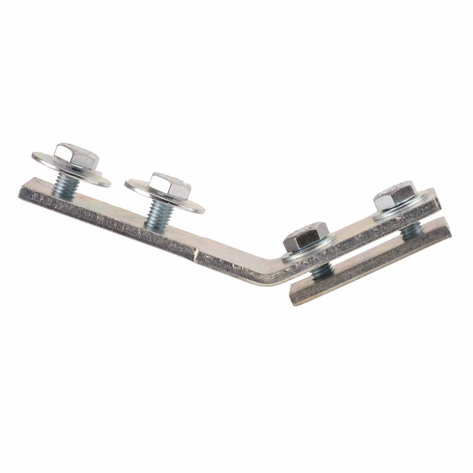 Support de montage 45 degrés 38_40 et 40_60 galvanisé pré-assemblé de Fixotec Fixotec support de montage connecteur d'angle 38_40 et 40_60, profil 38_40 et 40_60, réf. 203753