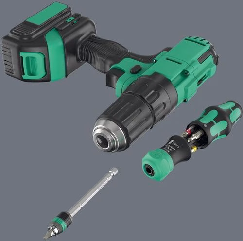 Detailbild 4001438 Magazinbithalter Kraftform Kompakt 26 RA-R 6-teilig mit Tasche WERA