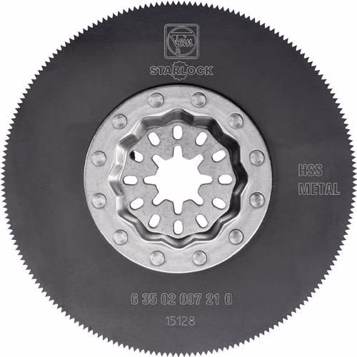Sägeblatt HSS Durchmesser 85mm BIM Starlock FEIN von der Marke Fein Sägeblatt HSS Durchmesser 85 mm FEIN aus der Kategorie Oszillierendes Sägeblatt mit der Teilenummer 4681010587