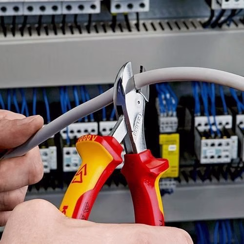 Detailbild 4060823 Kompaktseitenschneider X-Cut® Länge 160mm VDE Mehrkomponenten-Hüllen VDE KNIPEX
