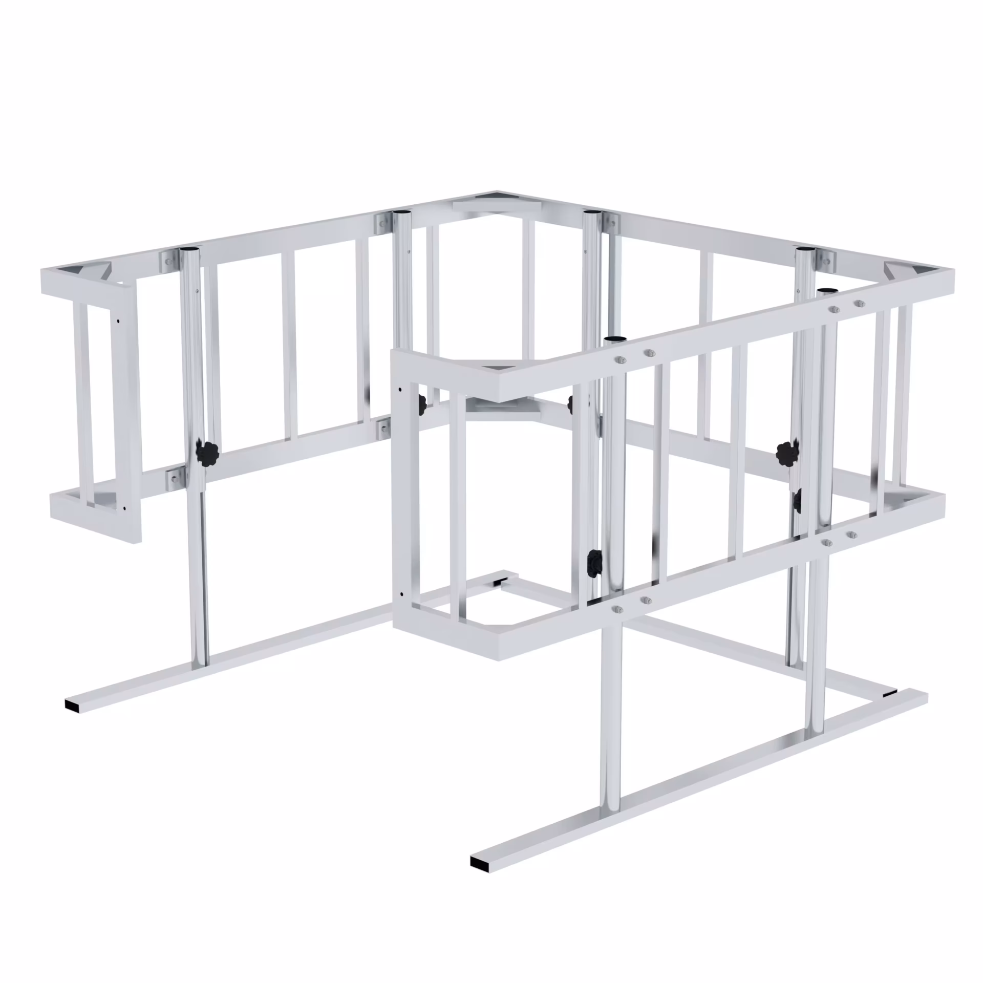 Schutzkorb mit absenkbarer Fußleiste aus der Kategorie Spezialleitern, Berufsspezifische Produkte mit der GTIN 4031405944060 Schutzkorb mit absenkbarer Fußleiste von der Marke Munk aus der Produktreihe Stufen- & Sprossenleitern