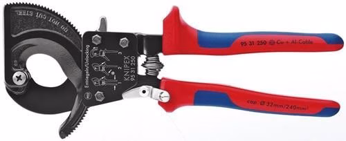Kabelschneider Gesamtlänge 250 mm maximal 32 (240 mm²) mm Mehrkomponenten-Hüllen KNIPEX
