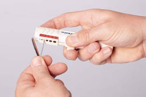 Abmantelungswerkzeug PC-Strip Gesamtlänge 124 mm Arbeitsbereich Ø 5 - 13 mm 0,2 - 4 (Litze) mm² JOKARI