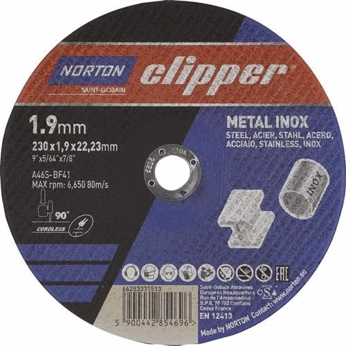 Trennscheibe Bohrung 22,23 mm NORTON CLIPPER aus der Kategorie Trennscheiben mit der Teilenummer 4206758132