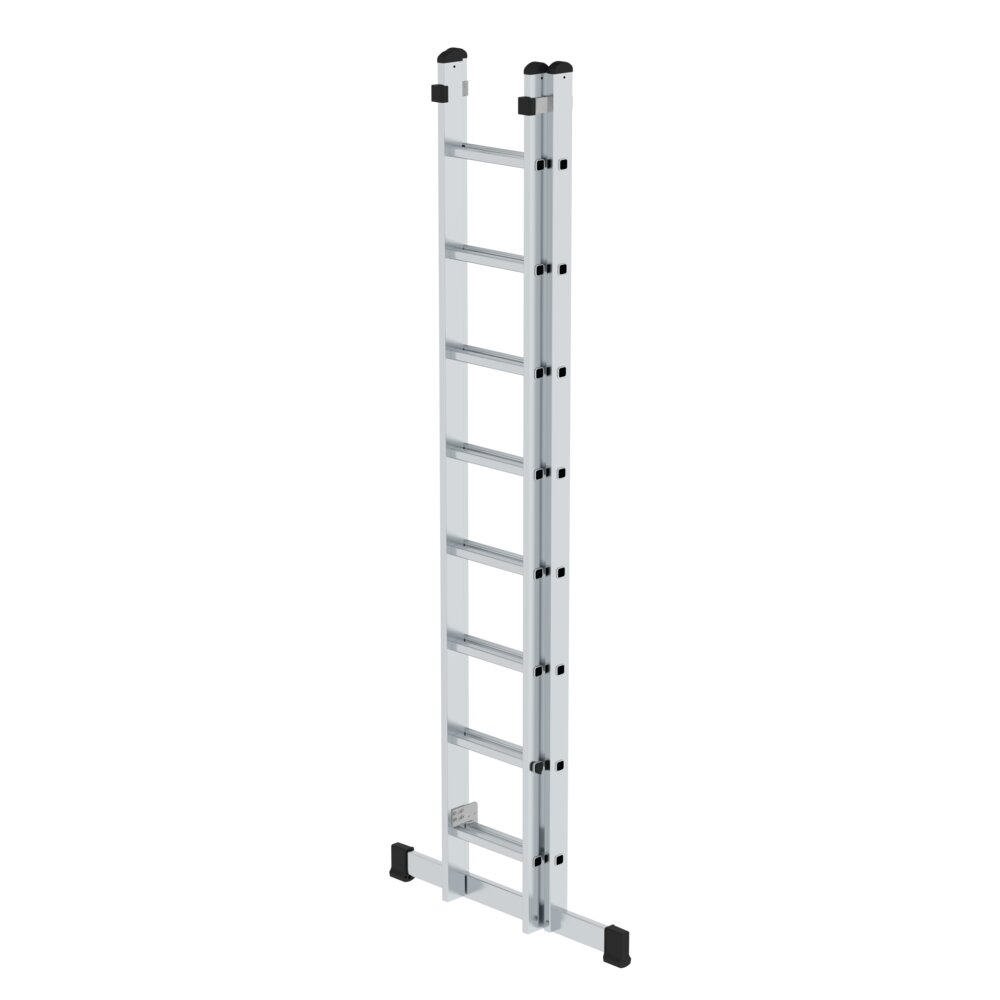 Munk Sprossen-Schiebeleiter 2-teilig mit Standard-Traverse 2x8 Sprossen
