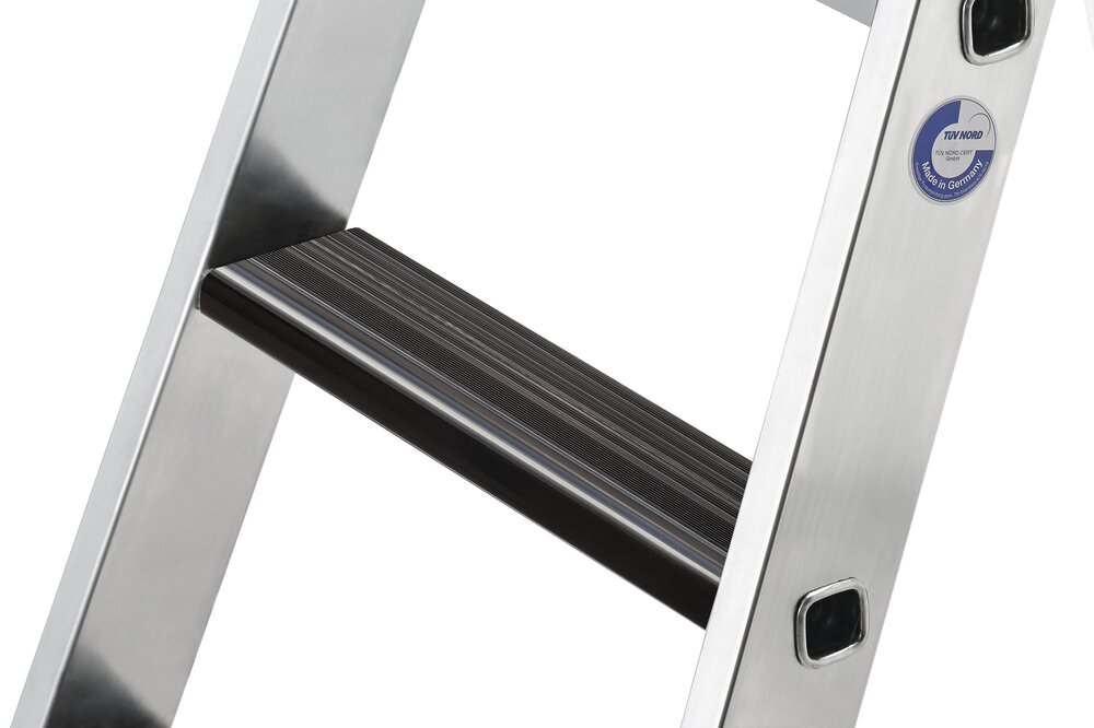 Produktbild Detailansicht 3815997 Munk Stufen-Stehleiter beidseitig begehbar mit clip-step relax 2x12 Stufen