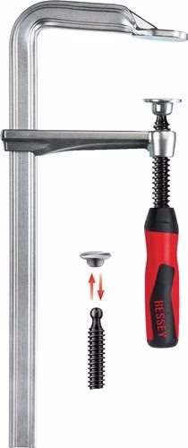 Ganzstahlschraubzwinge GZ-2K BESSEY aus der Kategorie Schraubstock & Zwingen mit der Teilenummer 4000831779
