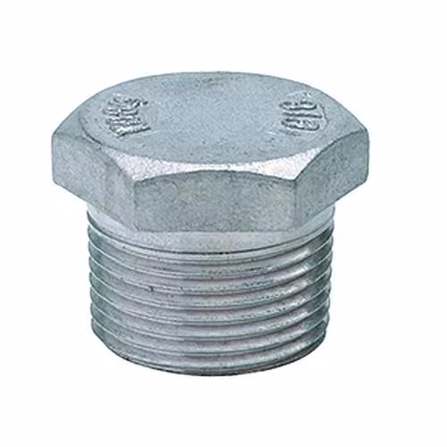 Tappo in acciaio inossidabile n. 290 3/4 pollici (AISI 316) / PN16 di Atusa Tappo Atusa in acciaio inossidabile n. 290 (AISI 316) / PN16, raccordi filettati in acciaio inossidabile, articolo n. I290L004