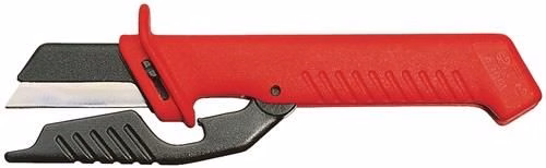 Kabelmesser Länge 185mm Klingen-Länge 50mm mit Schutzkappe VDE KNIPEX aus der Kategorie Messer, Cutter und Schaber mit der Artikelnr. 4000794994