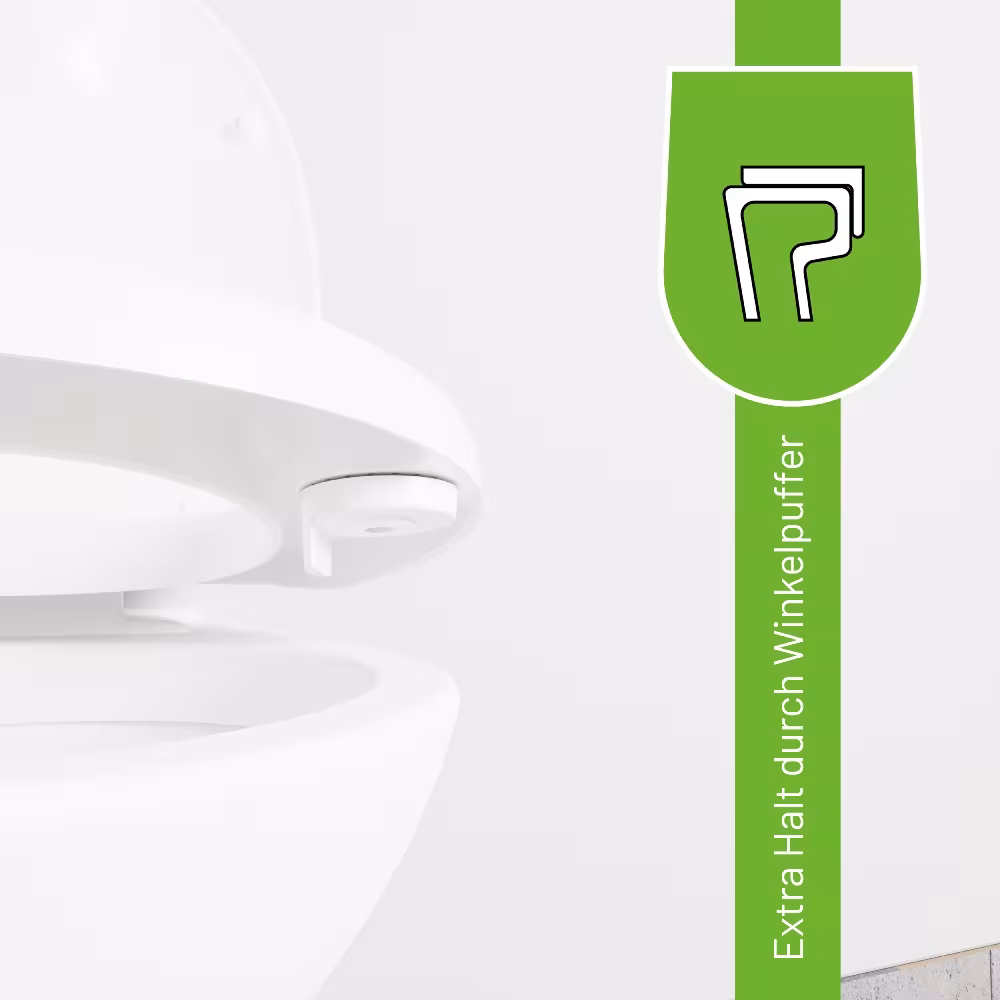 Ohne Text 746053 Barrierefreier WC-Sitz C601 "Senioren" mit 5 cm Sitzerhöhung und Absenkautomatik