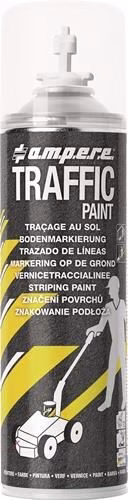 12 stuks - TRAFFIC PAINT® 500 ml witte vloermarkeringsspray van het merk Ampere Vloermarkeringsspray TRAFFIC PAINT® 500 ml AMPERE uit de categorie markeringssprays met artikelnummer 4000349190