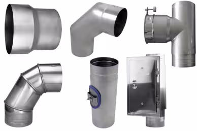 Edelstahl Abgassystem einwandig Edelstahl Abgassystem einwandig