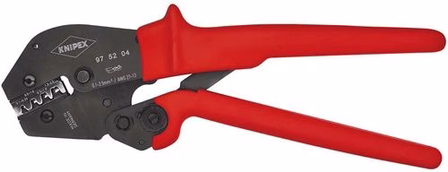 Pinza crimpatrice, lunghezza 250 mm, 0,1 - 2,5 (AWG 27 - 13) mm², 562 g, marca KNIPEX Pinza crimpatrice KNIPEX, lunghezza 250 mm, della categoria pinze a impugnatura, codice articolo 4000810395