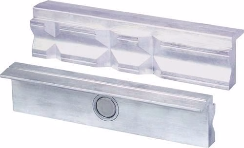 Rohr-/Schutzbacken-Set für Backen-Breite 100 mm 8-teilig in Tasche Aluminium HEUER