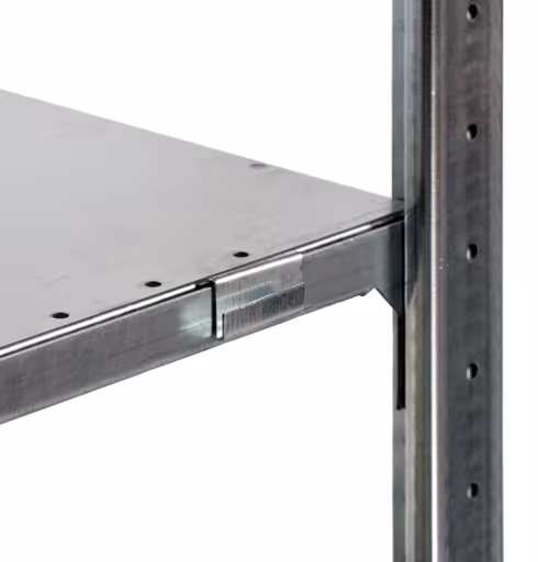 Andere Ansicht des Artikels Aufhängekonsole für Eckregale, verzinkt, für MULTIplus85- und MULTIplus150-Fachböden Andere Ansicht des Artikels Aufhängekonsole für Eckregale, verzinkt, für MULTIplus85- und MULTIplus150-Fachböden aus der Kategorie Fachbodenregale