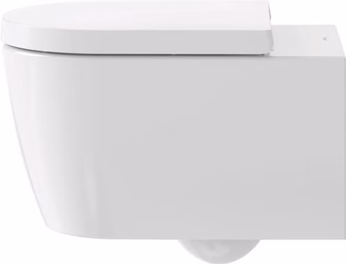 Detailbild 4043001 Duravit Wand-WC-Set ME by Starck, rimless, Durafix Tiefspüler, weiß, inklusive WC-Sitz mit Absenkautomatik