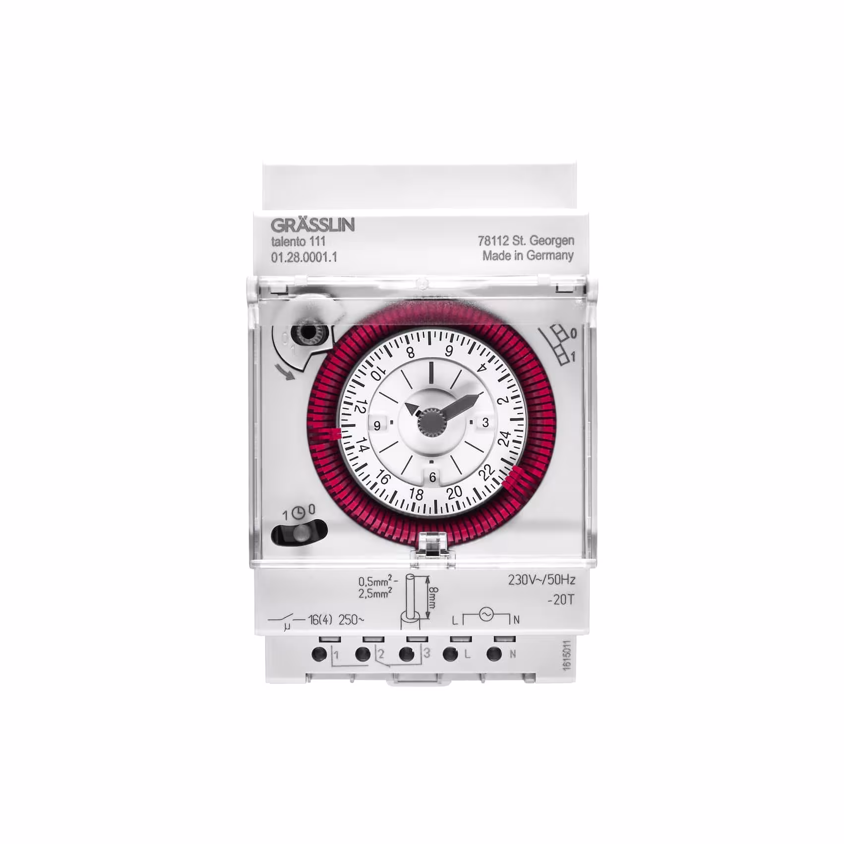 Produktbild Nr 6 des Artikels Verteilerschaltuhr talento 211 Abbildung Nr 6 des Artikels Verteilerschaltuhr talento 211 aus der Produktgruppe Installation von der Marke Grässlin Zeitschalttechnik