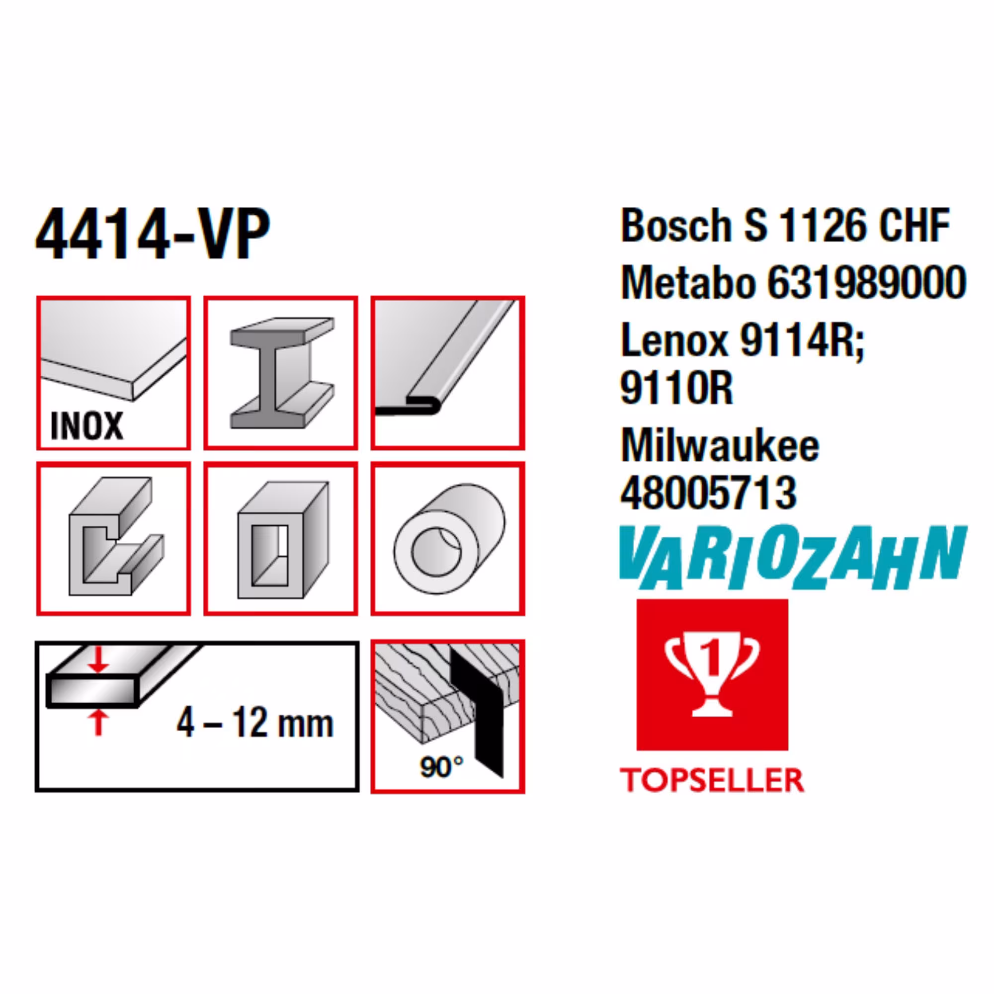 Bi-Metall-Säbelsägeblatt gefräst und geschränkt zur Bearbeitung von Holz- und Metallwerkstoffen von der Marke MPS aus der Kategorie Säbelsägeblatt