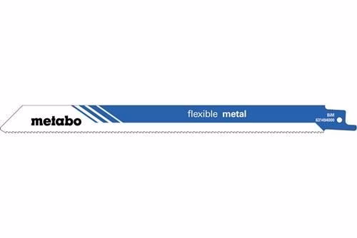 Flexibele metalen reciprozaagbladen van METABO, artikelnummer 8000065752, uit de categorie reciprozaagbladen.