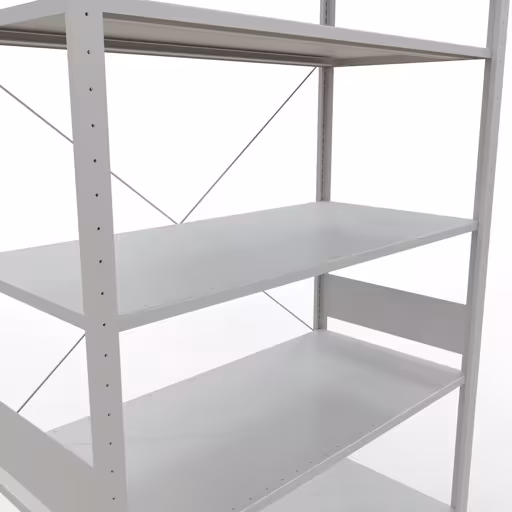 Produktbild Nr.12 des Artikels Stecksystem Grundregal 3000x1300x600 mm, Typ 150 kg, lichtgrau aus der Produktreihe Stecksystem von der Marke Schulte Lagertechnik
