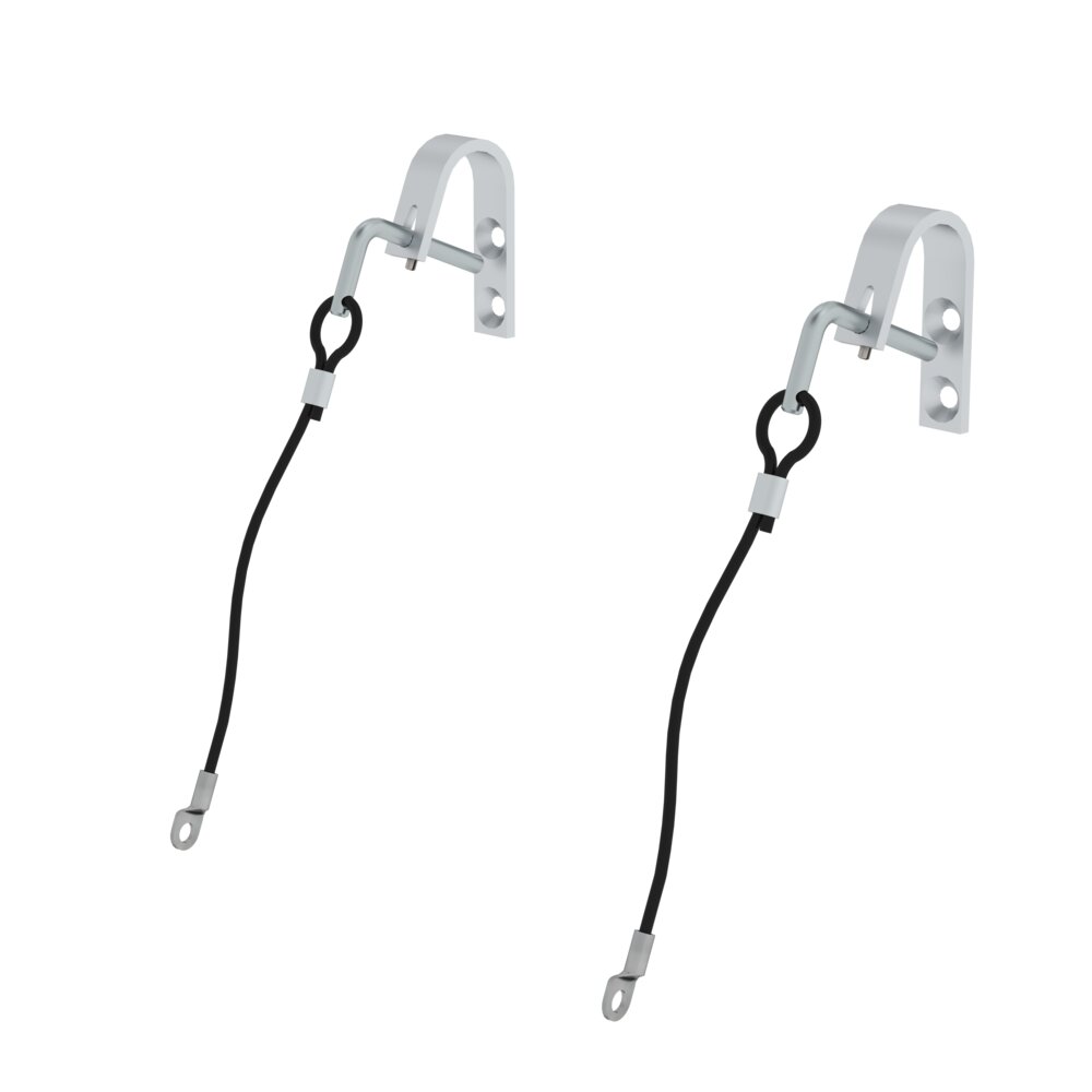 Munk Haken mit Abhebesicherung (1 Satz bestehend aus 2 Stück) ø 35 mm