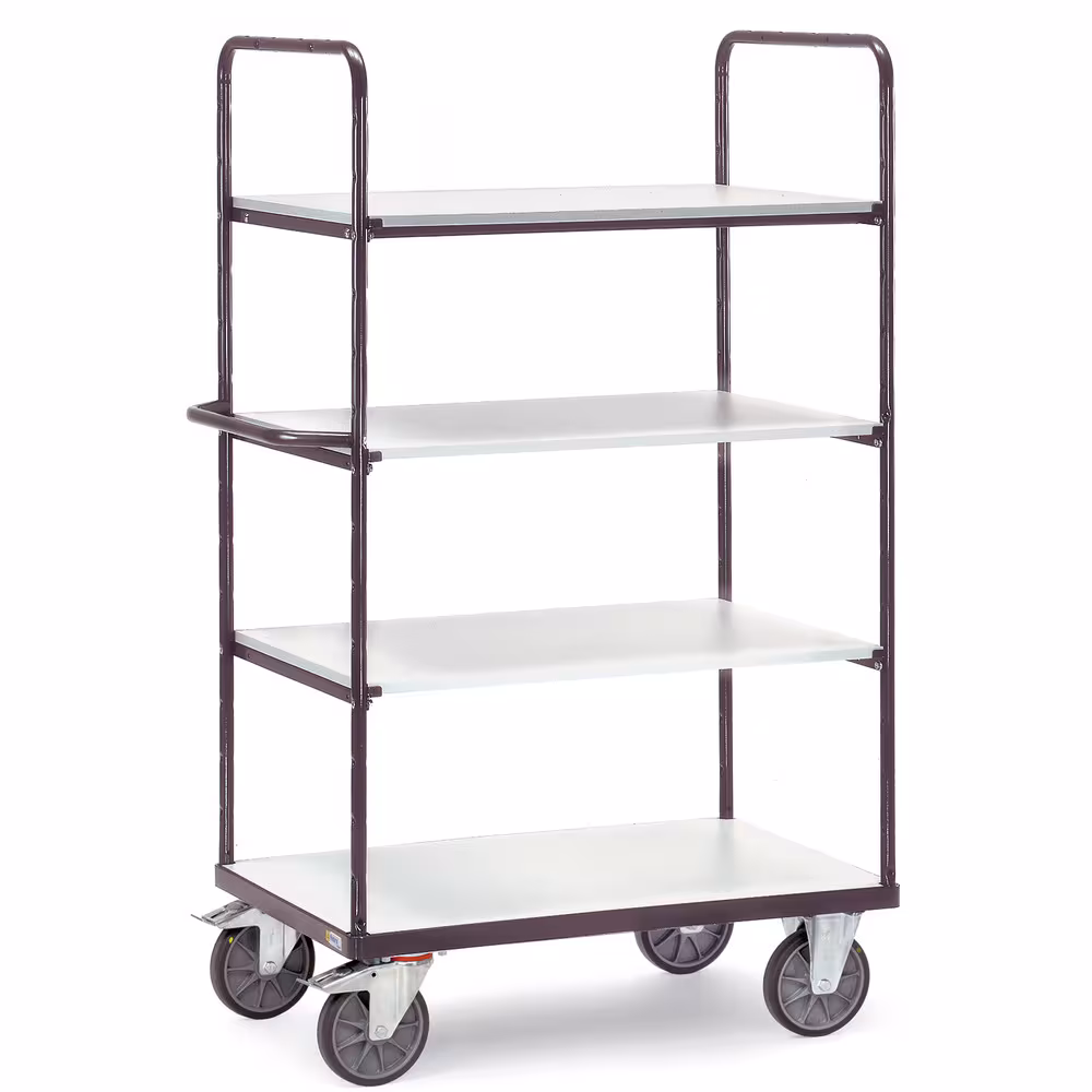 ESD-Etagenwagen 9301 Breite 600 mm, Länge 1000 mm von der Marke Fetra ESD-Etagenwagen 4 Etagen Typ Ladeflächenbreite: 600 mm aus der Kategorie ESD-Geräte mit der Artikelnr. 9301