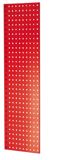 Lochplatten-Seitenblende, 90 x 1250 x 400 mm (H x T), RAL 3000 feuerrot von der Marke Schulte Lagertechnik Lochplatten-Seitenblende, 90 x 1250 x 400 mm (H x T), RAL 3000 feuerrot aus der Kategorie Zubehör mit der Artikelnummer 35681-R