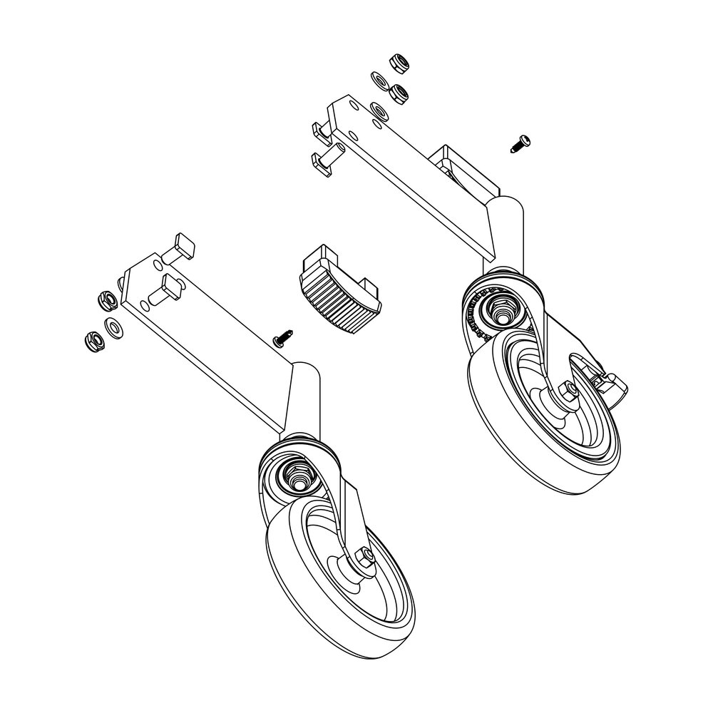 Munk Rollensatz elektrisch ableitfähig