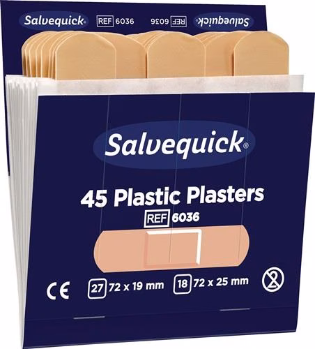 Pflasterstrips Salvequick Nachfüllpack SALVEQUICK aus der Kategorie Verbandschränke und Erste Hilfe Ausstattung mit der Teilenummer 4000386489