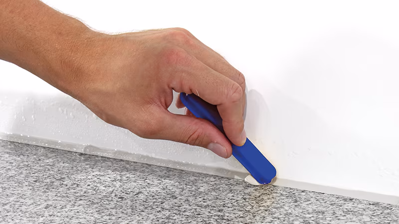 Glättemittel für Dichtstoffe, gebrauchsfertig, 5 l Kanister Drinnen, Innenarchitektur, Person, Reinigen, Messer