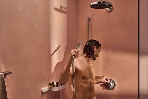 Hansgrohe Brauseset PULSIFY SELECT 105 3 Strahlarten Relaxation Brausestange 900 Millimeter chrom