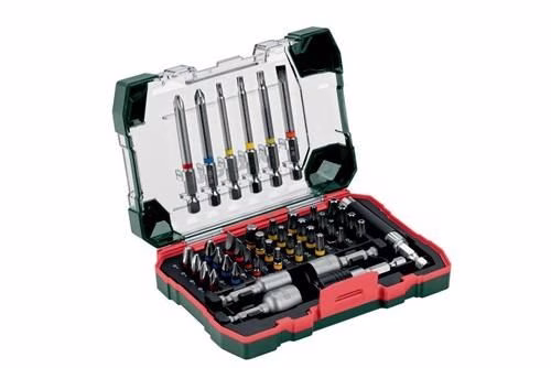 Coffret d'outils 43 pièces (embouts/douilles/porte-embouts) de METABO, catégorie Embouts et porte-embouts, référence 8001736127