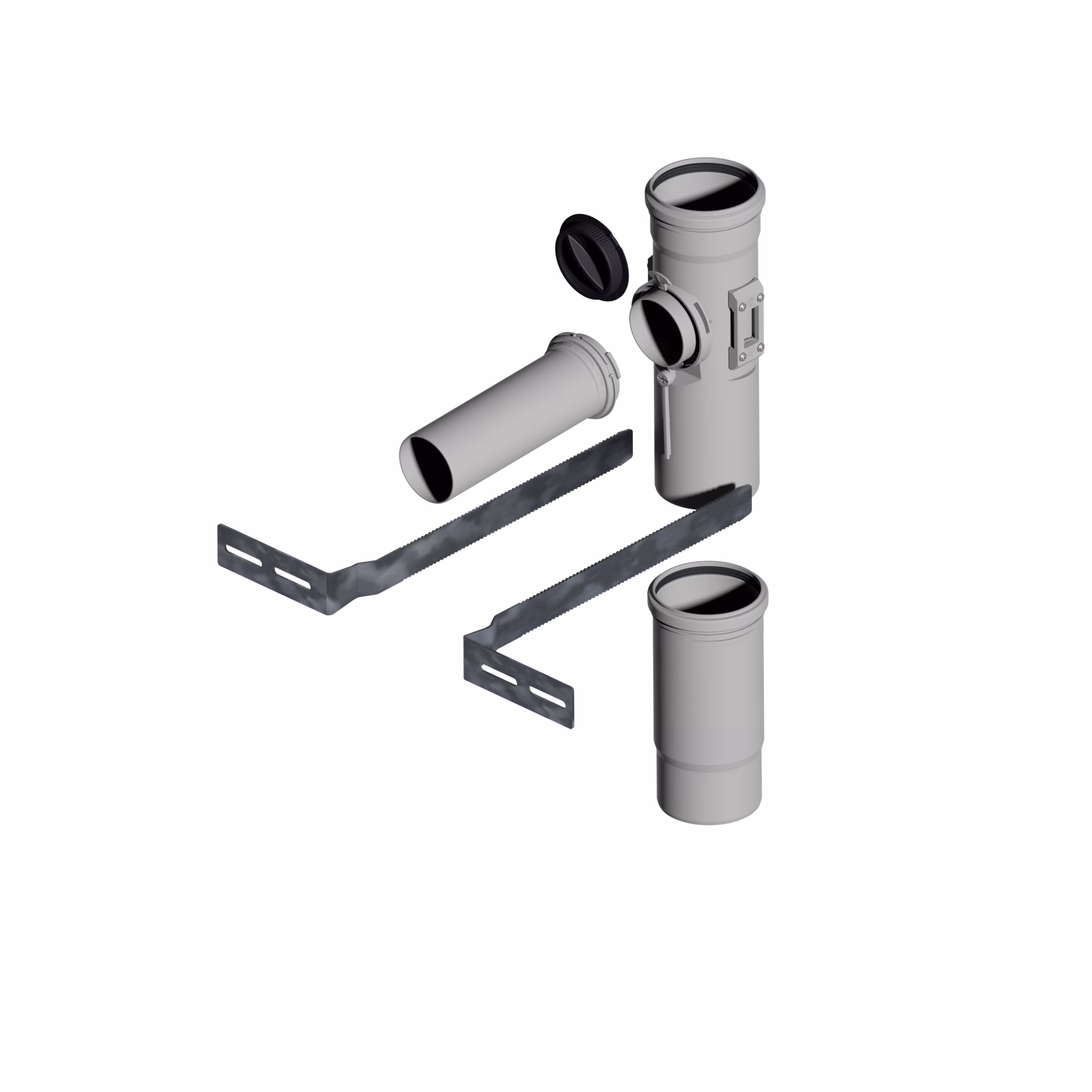 MFB Etagenanschluss D 80 PPs weiß von Skoberne MFB Etagenanschluss D 80 PPs weiß aus der Kategorie Kunststoffabgassystem mit der Artikelnr. 620032