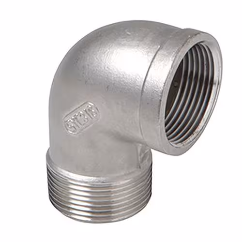 Edelstahl Winkel innen/außen Nr. 92, 1/2 Zoll (AISI 316) / PN16 von der Marke Atusa Atusa Edelstahl Winkel IG-AG Nr. 92 (AISI 316) / PN16 Typ Größe: 1/2 Zoll aus der Kategorie Edelstahl Gewindefittings mit der Artikelnr. I092L003