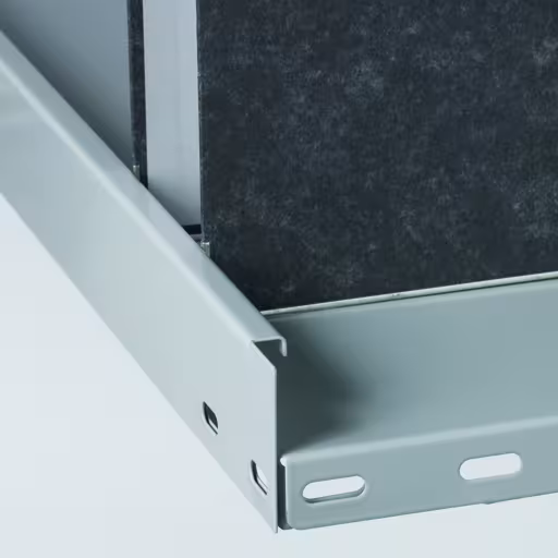 Abbildung Nr 14 des Artikels Grundregal, Büro-Fachbodenregal Stecksystem MULTIplus85, 1800 x 1300 x 300 mm (HxBxT), 5 Fachböden, Kreuzstrebe, verzinkt, mit Anschlagleiste aus der Produktgruppe Büroregale von der Marke Schulte Lagertechnik