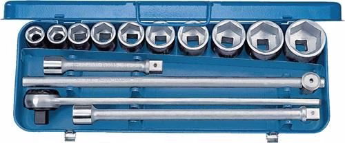 Set di chiavi a bussola 32 EMU-2 14 pezzi 3/4 di pollice SW 22-50mm denti 50 6 punte GEDORE di Gedore Set di chiavi a bussola da 14 pezzi EMU-2, 3/4 di pollice, 22-50 mm, 50 denti, 6 punte, GEDORE, dalla categoria assortimento di chiavi a bussola da 3/4", codice articolo 4000820606