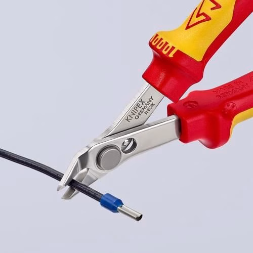 Elektronikseitenschneider Electronic Super-Knips Länge 125mm Form 0 Facette nein VDE KNIPEX