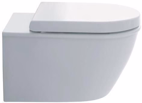 WC-Sitz mit SoftClose Scharniere Edelstahl, weiß Duravit
