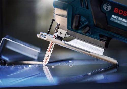 Stichsägeblatt Stainless Steel T 118 AHM Gesamtlänge 83 mm Zahnteilung 1,1 mm Carbide 3 Stück / Karte BOSCH