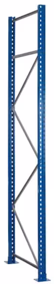 Palettenregal-Ständerahmen S625-A18, unmontiert, 3000x800 mm, blau/verzinkt aus der Kategorie Zubehör mit der Artikelnummer 16372-N
