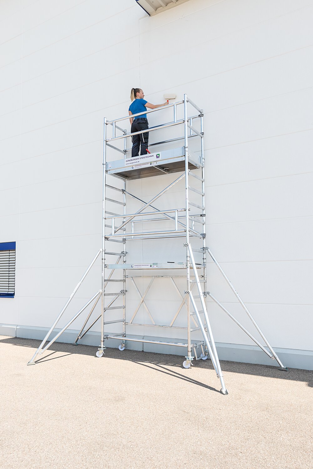 Milieubild 3811891 Munk Klappgerüst 0,75 x 1,80 m mit Ausleger Plattformhöhe 8,80 m