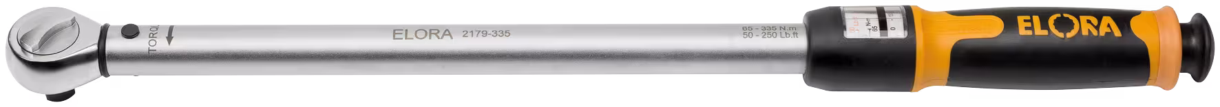 Drehmomentschlüssel 1/2", mit Nonius, 65-335 Nm 2179-335 von ELORA Drehmomentschlüssel 3/8", mit Nonius, ELORA-2179 aus der Kategorie Drehmomentschlüssel mit der Artikelnr. 2179003351000