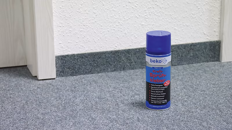 TecLine Kraft-Sprühkleber 200 ml, Düse verstellbar Zinn