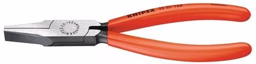 Flachzange Kopf poliert schwarz atramentiert Kunststoffüberzug KNIPEX aus der Kategorie Flachzangen
