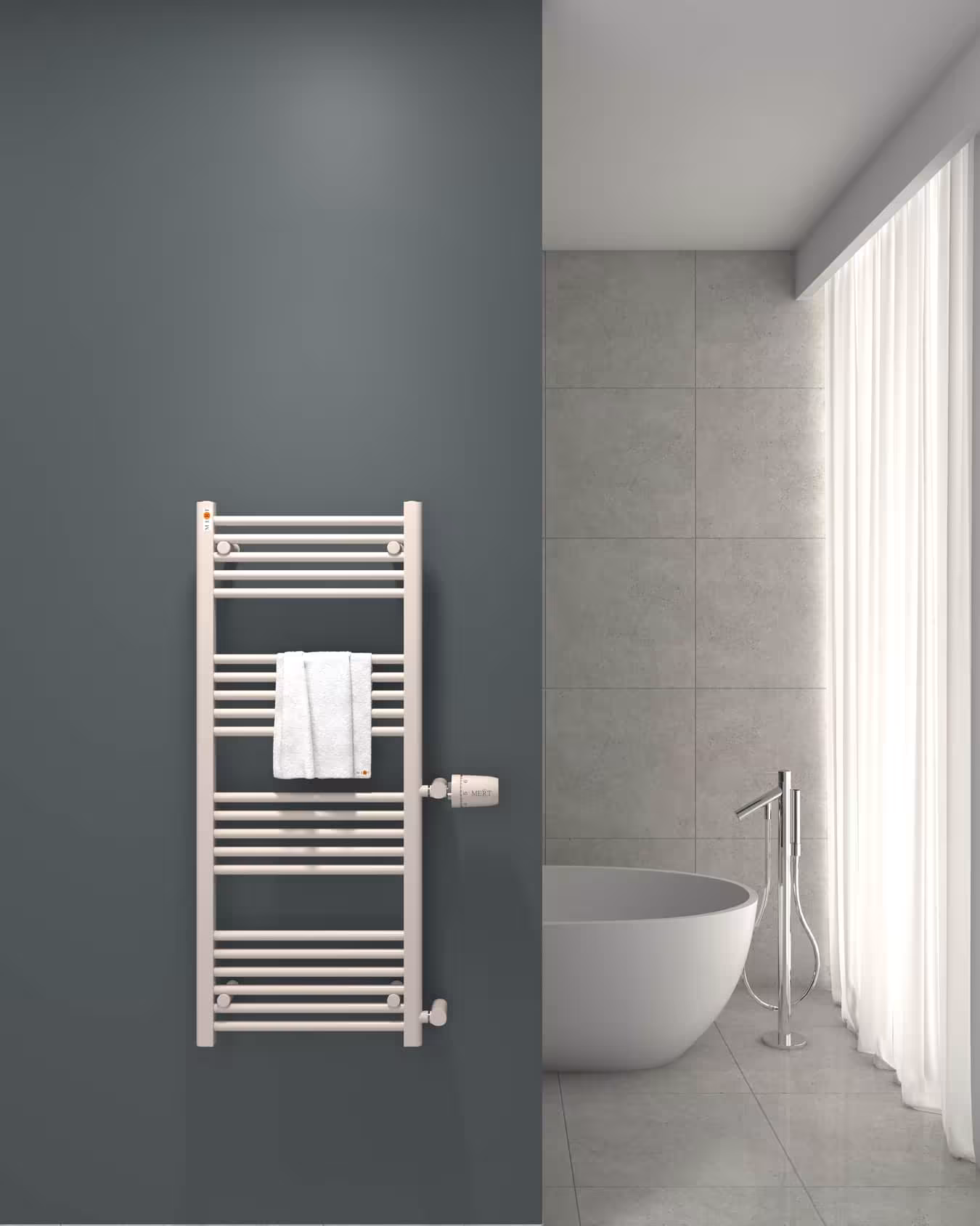MERT Austausch Badheizkörper weiß gerade, 500*1200 mm, Anschluss an der Seite 500 mm von der Marke MERT MERT Austausch Badheizkörper weiß gerade, Anschluss an der Seite Typ Größe: 500x1200 mm aus der Kategorie Austausch-Heizkörper mit der Artikelnr. 1-50x120-ASR-50